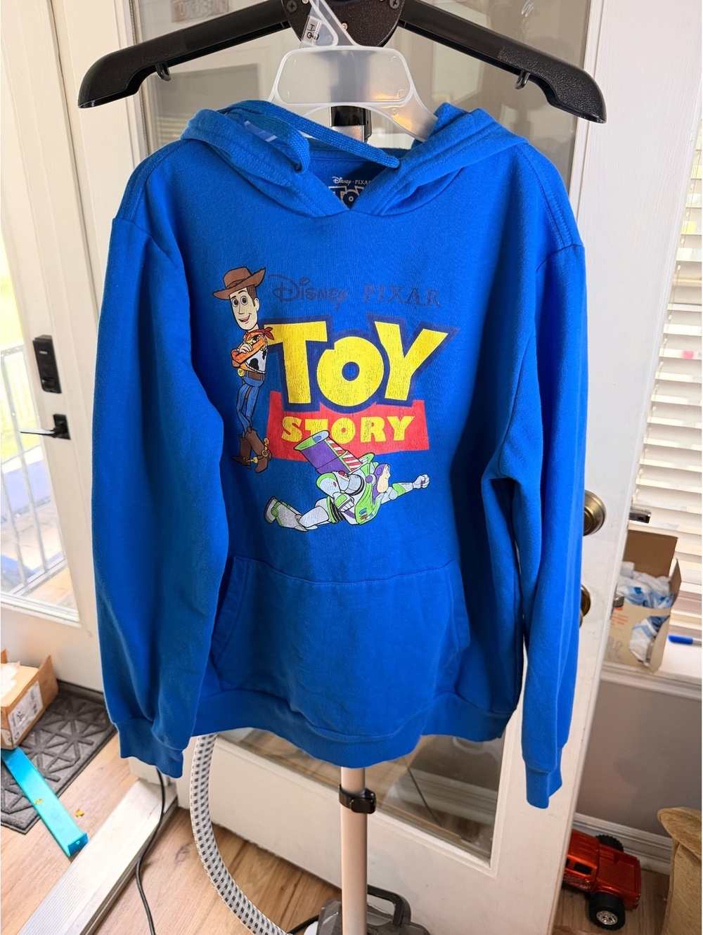 Disney Pixar Toy Story blue graphic hoodie